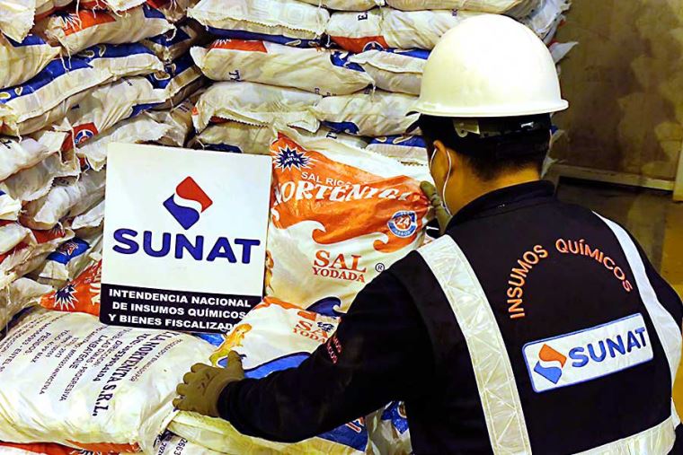 Documentación de insumos químicos para SUNAT